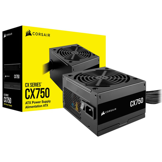 Corsair CX750 Series 750W 80 PLUS Bronze ATX Power Supply (CP-9020279 ...