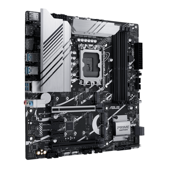 ASUS PRIME Z790M-PLUS Intel Z790 LGA 1700 Raptor Lake DDR5 Micro-ATX Desktop Motherboard