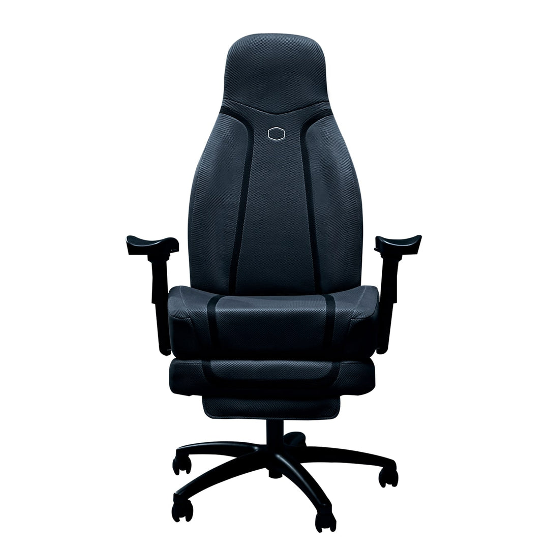 Cooler Master SYNK X Halo RGB Cross-Platform Haptics Breathable Fabric Gaming Chair - Black (IXC-SX1-K-EU1)