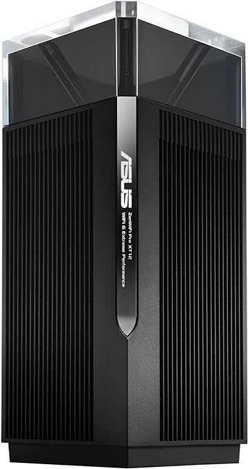 ASUS ZenWiFi Pro AX11000 Tri-Band WiFi 6 Mesh Router (XT12 1PK) - Whole Home Coverage up to 3000 Sq.Ft