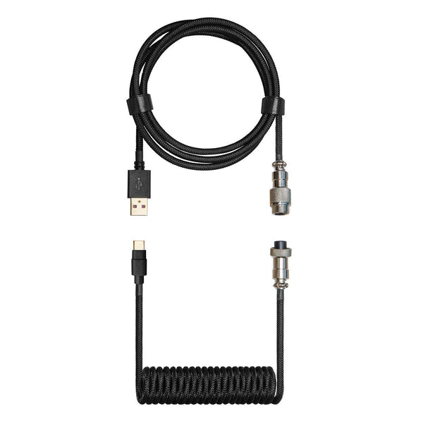 Cooler Master Black Coiled Custom Keyboard Cable (KB-CBZ1)