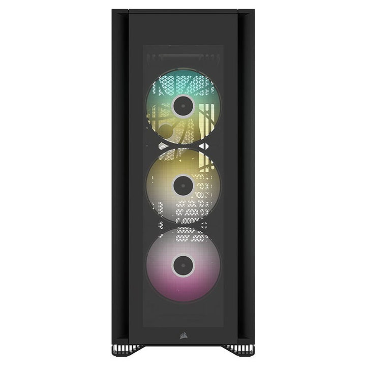 iCUE 7000X RGB Tempered Glass Full Tower Smart Case; Black - Includes Fan and RGB Controller Commander Core XT + Light Loop Fans