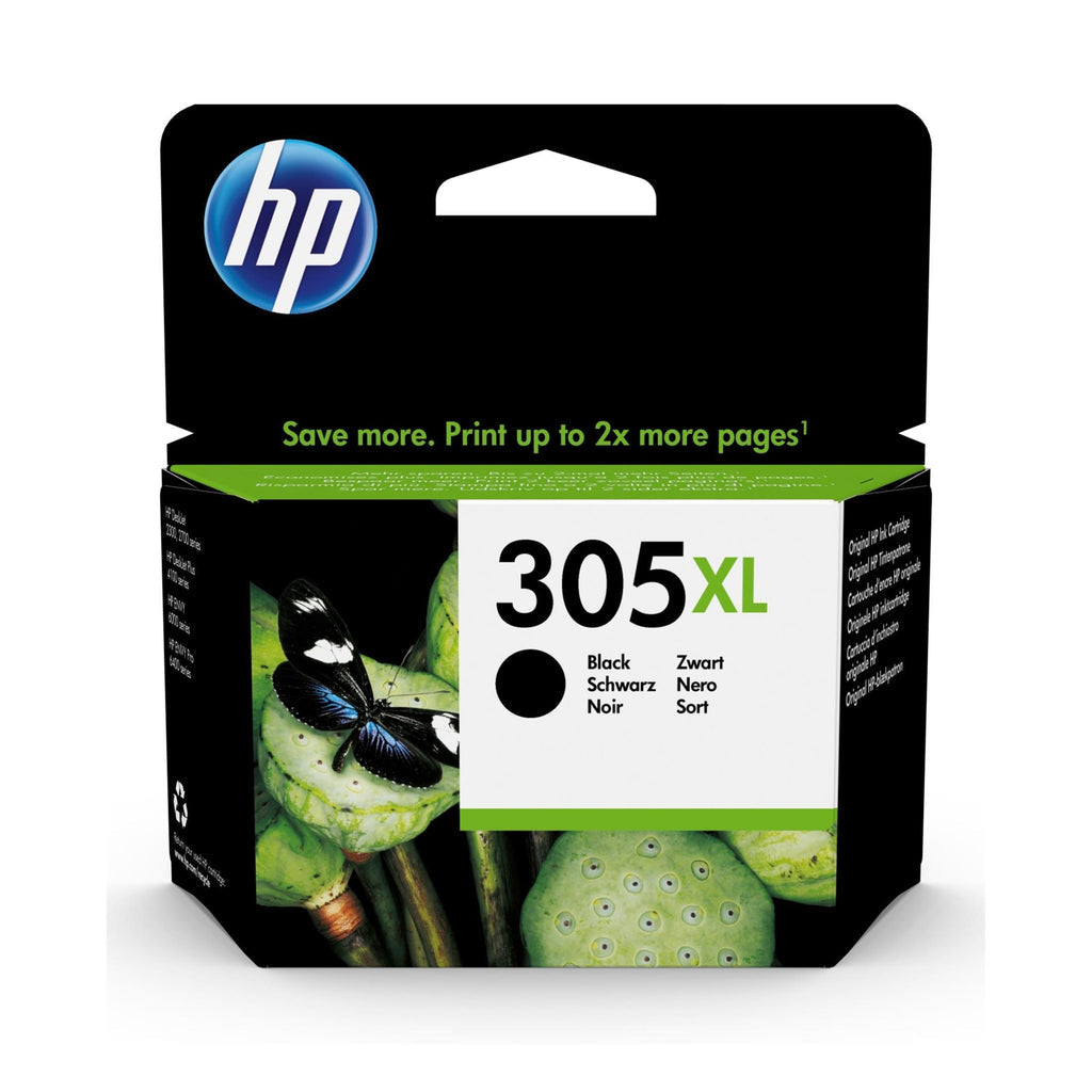 HP #305XL High Yield Black Original Ink Cartridge - HP 2720/4120