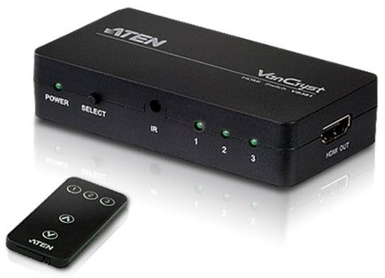 Aten 3 Port HDMI Switch (VS381)